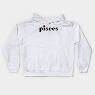 Pisces Sunflower Zodiac Kids Hoodie